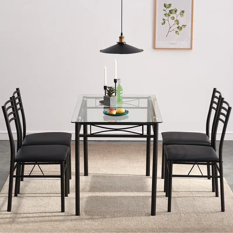 Izen 4 - Person Four Leg Dining Set
