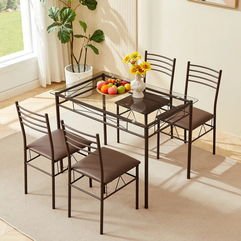 Izen 4 - Person Four Leg Dining Set