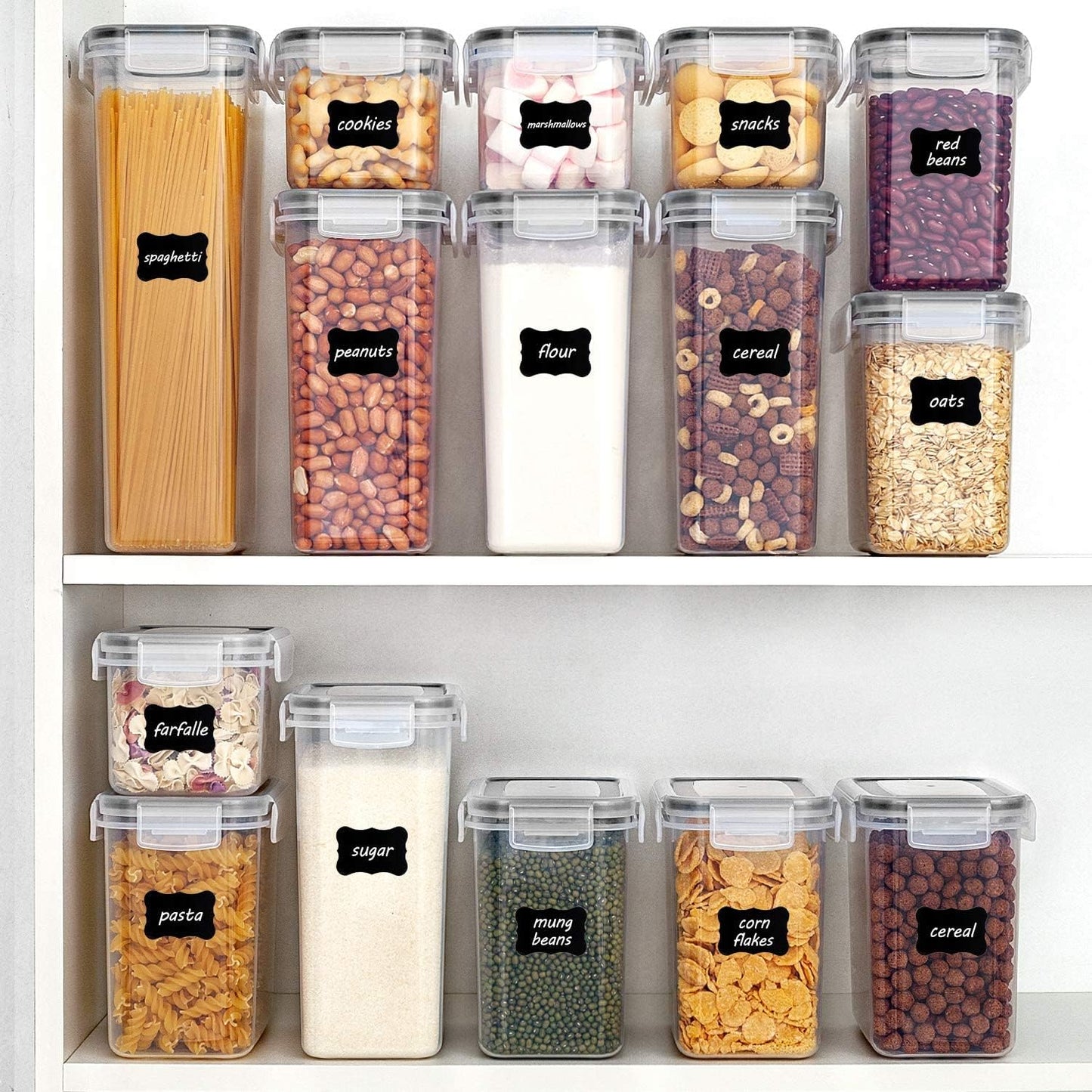 32Pcs Food Storage Container Set