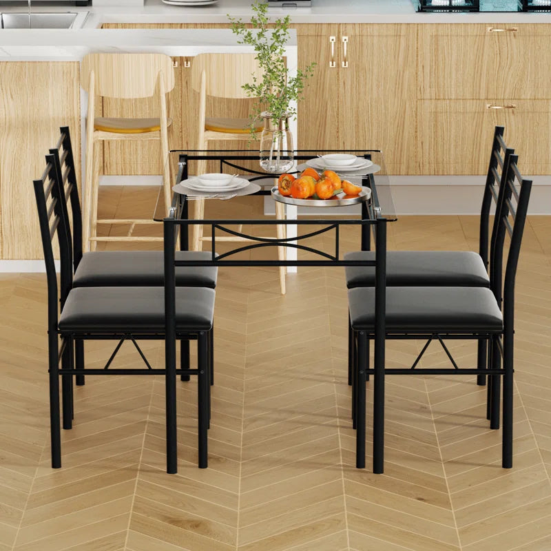 Izen 4 - Person Four Leg Dining Set