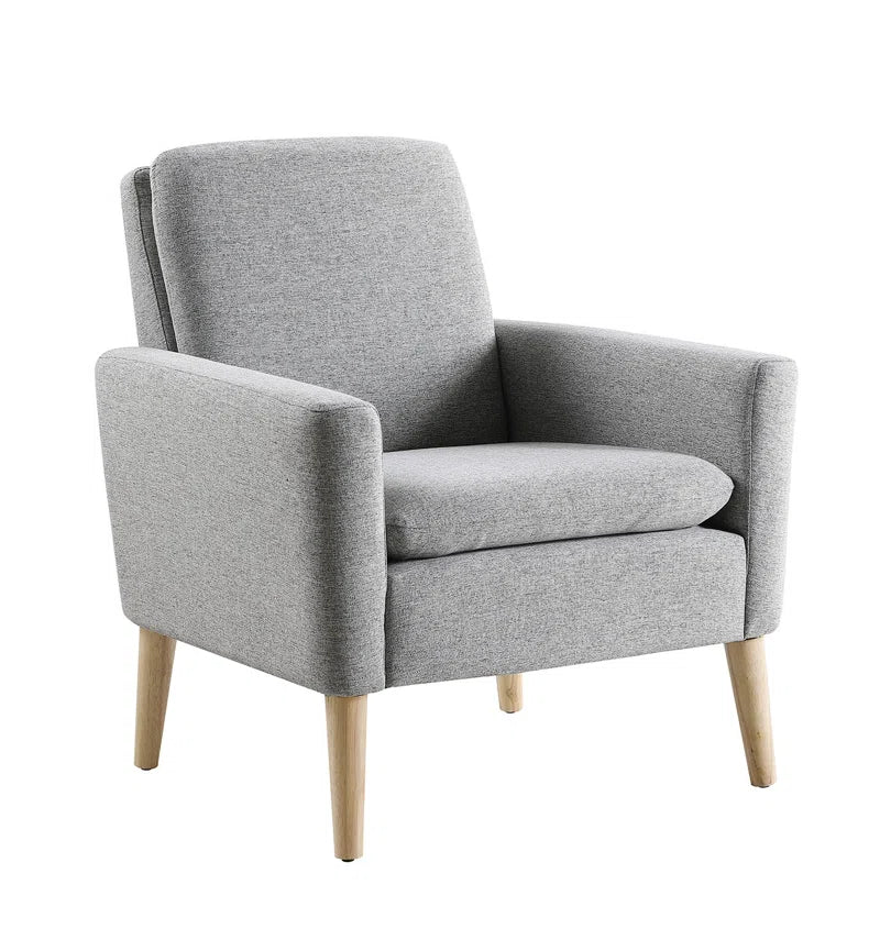 Cristyle 29'' Wide Upholstered Linen Arm Accent Chair