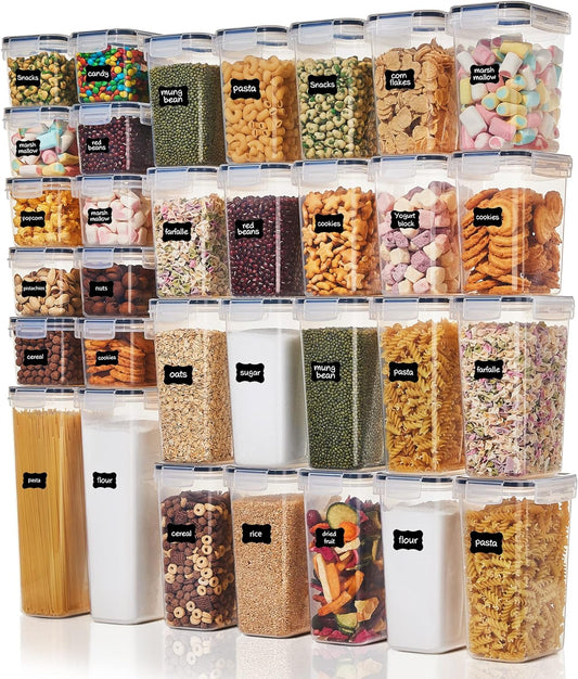 32Pcs Food Storage Container Set