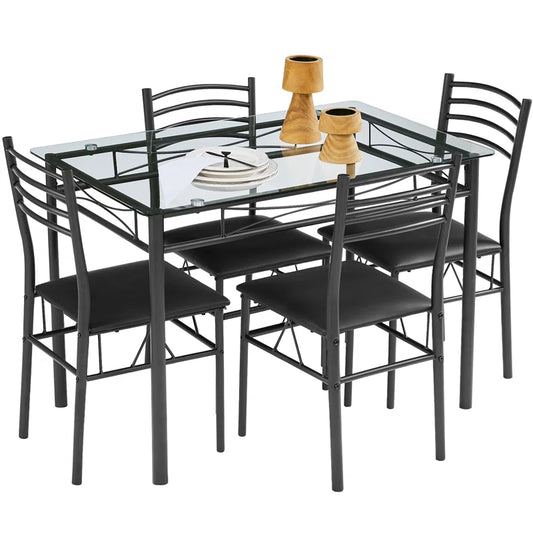 Izen 4 - Person Four Leg Dining Set