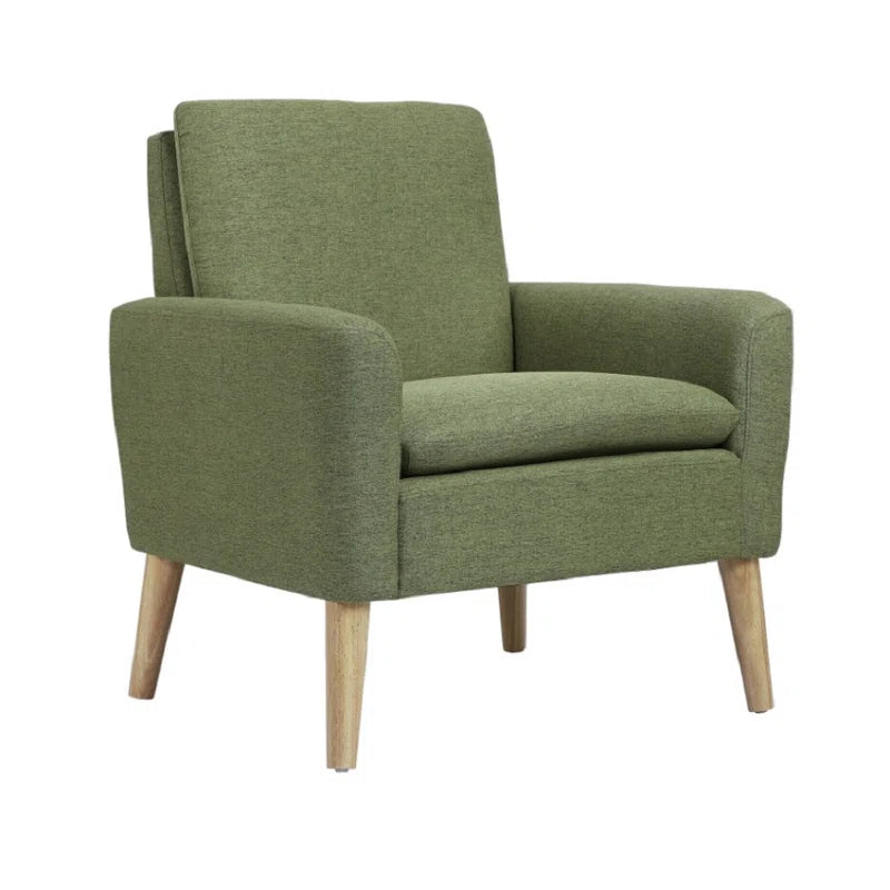 Cristyle 29'' Wide Upholstered Linen Arm Accent Chair