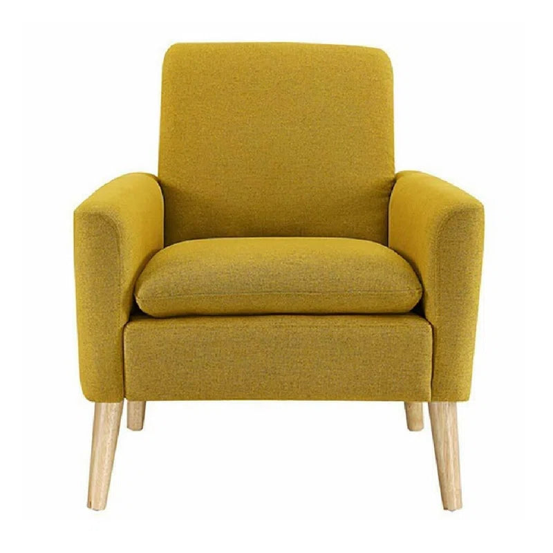 Cristyle 29'' Wide Upholstered Linen Arm Accent Chair